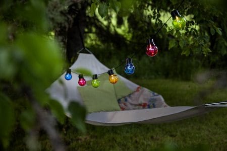 Partaj solcelleslynge 180 cm - flerfarget - Belysning - Dekorasjonsbelysning - Dekorativ utendørsbelysning - LED-belysning utendørs