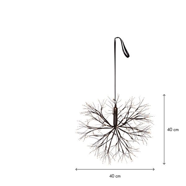 Stardust hengende dekorasjonsbelysning 40 cm - Svart - Belysning - Dekorasjonsbelysning - Dekorativ utendørsbelysning - Lyslenke utendørs