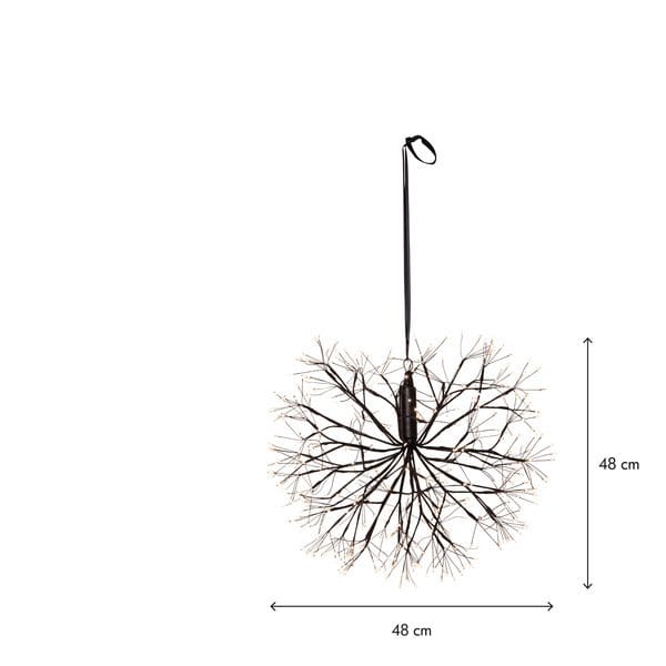 Stardust hengende dekorasjonsbelysning 48 cm - Svart - Belysning - Dekorasjonsbelysning - Dekorativ utendørsbelysning - Lyslenke utendørs
