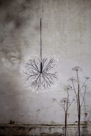 Stardust hengende dekorasjonsbelysning 48 cm - Svart - Belysning - Dekorasjonsbelysning - Dekorativ utendørsbelysning - Lyslenke utendørs