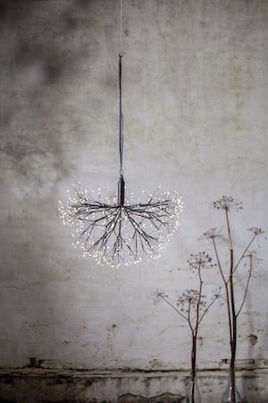 Stardust hengende dekorasjonsbelysning 48 cm - Svart - Belysning - Dekorasjonsbelysning - Dekorativ utendørsbelysning - Lyslenke utendørs