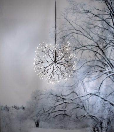 Stardust hengende dekorasjonsbelysning 48 cm - Svart - Belysning - Dekorasjonsbelysning - Dekorativ utendørsbelysning - Lyslenke utendørs