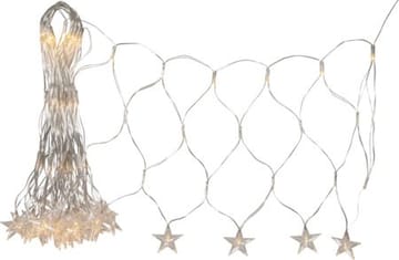 Starnet Lysnett 480 cm - Transparent - Belysning - Dekorasjonsbelysning - Dekorativ utendørsbelysning - Lyslenke utendørs