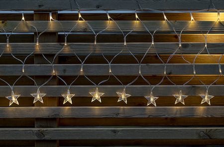 Starnet Lysnett 480 cm - Transparent - Belysning - Dekorasjonsbelysning - Dekorativ utendørsbelysning - Lyslenke utendørs