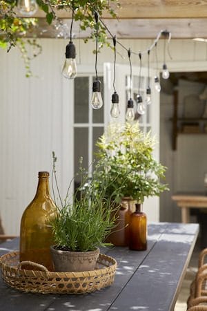 String Light lysslynge - transparent og svart - Belysning - Dekorasjonsbelysning - Dekorativ utendørsbelysning - Lyslenke utendørs