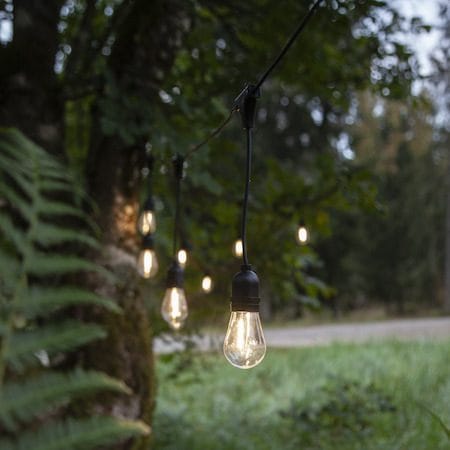 String Light lysslynge - transparent og svart - Belysning - Dekorasjonsbelysning - Dekorativ utendørsbelysning - Lyslenke utendørs