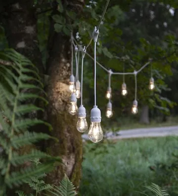 String Light lysslynge - transparent - Belysning - Dekorasjonsbelysning - Dekorativ utendørsbelysning - Lyslenke utendørs