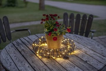 Vicke Wreath utendørs dekorasjonsbelysning 40 cm - brun - Belysning - Dekorasjonsbelysning - Dekorativ utendørsbelysning - Lyslenke utendørs