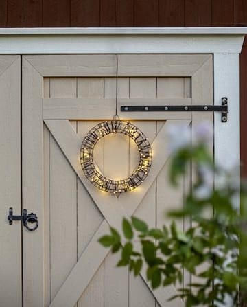 Vicke Wreath utendørs dekorasjonsbelysning 40 cm - brun - Belysning - Dekorasjonsbelysning - Dekorativ utendørsbelysning - Lyslenke utendørs