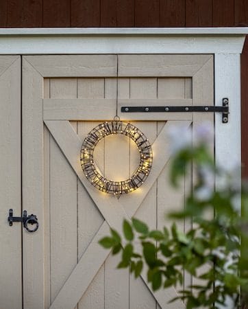 Vicke Wreath utendørs dekorasjonsbelysning 40 cm - brun - Belysning - Dekorasjonsbelysning - Dekorativ utendørsbelysning - Lyslenke utendørs