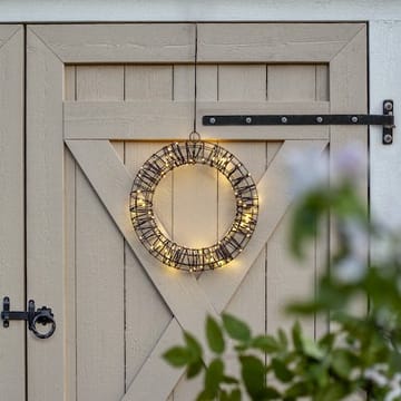 Vicke Wreath utendørs dekorasjonsbelysning 40 cm - brun - Belysning - Dekorasjonsbelysning - Dekorativ utendørsbelysning - Lyslenke utendørs