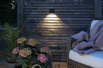 Wally Cube solcellevegglykt 10 cm - svart - Belysning - Dekorasjonsbelysning - Dekorativ utendørsbelysning - LED-belysning utendørs