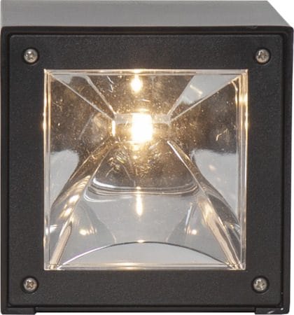 Wally Cube solcellevegglykt 10 cm - svart - Belysning - Dekorasjonsbelysning - Dekorativ utendørsbelysning - LED-belysning utendørs