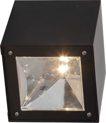 Wally Cube solcellevegglykt 10 cm - svart - Belysning - Dekorasjonsbelysning - Dekorativ utendørsbelysning - LED-belysning utendørs