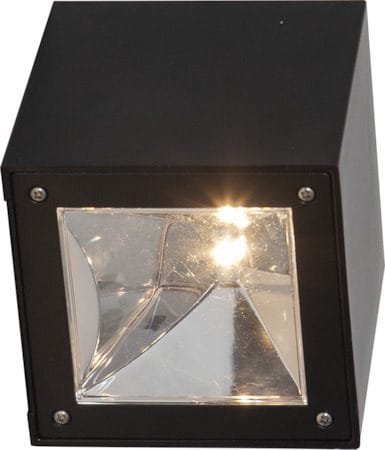 Wally Cube solcellevegglykt 10 cm - svart - Belysning - Dekorasjonsbelysning - Dekorativ utendørsbelysning - LED-belysning utendørs
