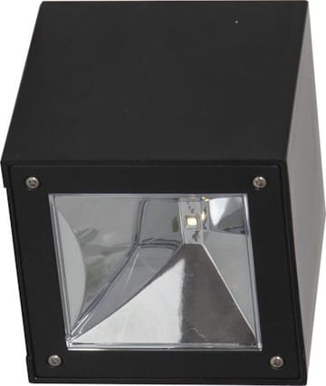 Wally Cube solcellevegglykt 10 cm - svart - Belysning - Dekorasjonsbelysning - Dekorativ utendørsbelysning - LED-belysning utendørs