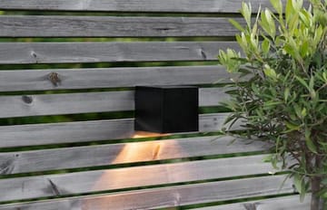 Wally Cube solcellevegglykt 10 cm - svart - Belysning - Dekorasjonsbelysning - Dekorativ utendørsbelysning - LED-belysning utendørs