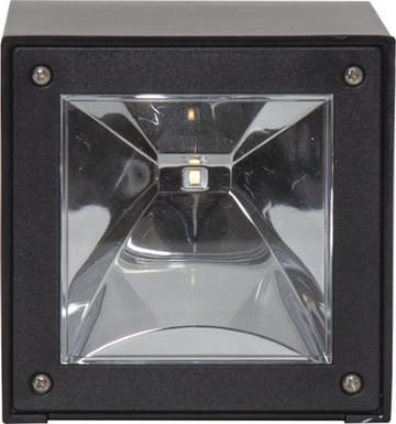 Wally Cube solcellevegglykt 10 cm - svart - Belysning - Dekorasjonsbelysning - Dekorativ utendørsbelysning - LED-belysning utendørs