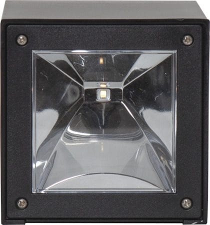 Wally Cube solcellevegglykt 10 cm - svart - Belysning - Dekorasjonsbelysning - Dekorativ utendørsbelysning - LED-belysning utendørs
