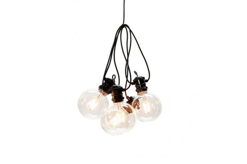 Slynge E27 10 LED utbytbar Svart - Lysslynge innendørs - Lysslynge barnerom - Dekorasjonsbelysning