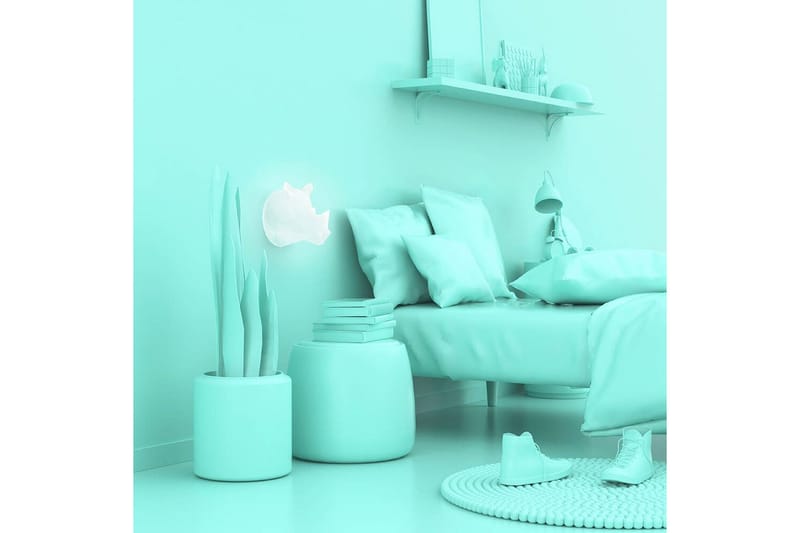 Vegglampe Mobility On Board Neshorn Multicolor - Multifarget - Belysning - Dekorasjonsbelysning - Dekorativ innendørsbelysning