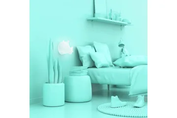 Vegglampe Mobility On Board Neshorn Multicolor - Multifarget - Belysning - Dekorasjonsbelysning - Dekorativ innendørsbelysning