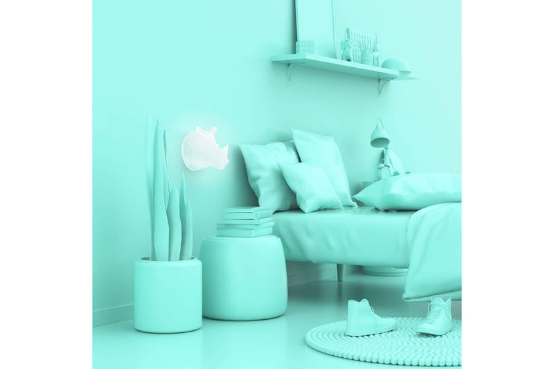 Veggnattlampe Mobility On Board Neshorn Multicolor - Belysning - Dekorasjonsbelysning - Dekorativ innendørsbelysning