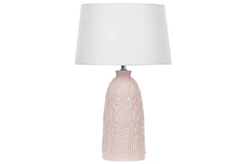 Azzurvi Bordlampe 56 cm E27 - Rosa/Hvit - Belysning - Innendørsbelysning & Lamper - Bordlampe
