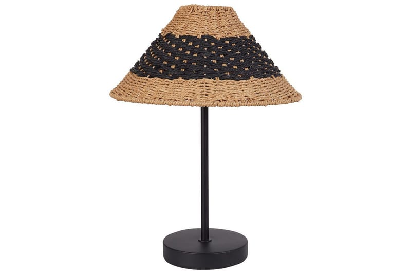Boieba Bordlampe 40 cm E27, Svart/Natur