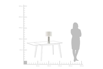Aiken Bordlampe 30 cm - Hvit - Belysning - Innendørsbelysning & Lamper - Bordlampe