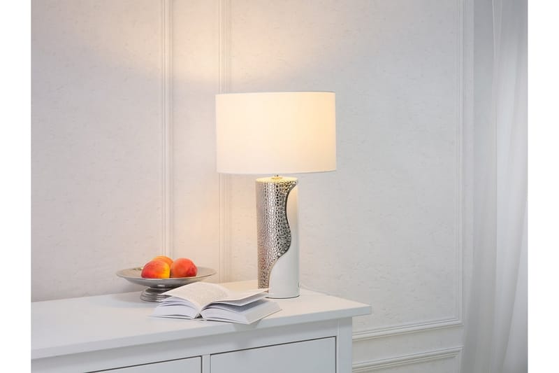 Bordlampe Aiken 30 cm - Hvit - Belysning - Innendørsbelysning & Lamper - Bordlampe