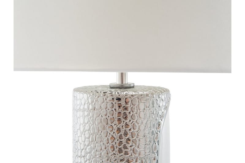 Bordlampe Aiken 30 cm - Hvit - Bordlampe - Vinduslampe på fot - Lamper gang - Nattbordslampe stående - Vinduslampe