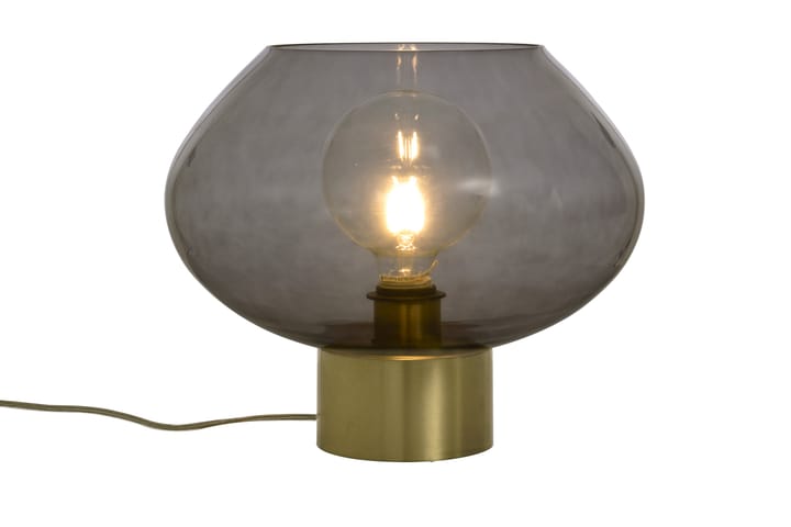 Bordlampe Bell Large Messing / Smoke farget - Aneta - Vinduslampe - Bordlampe - Vinduslampe på fot - Nattbordslampe stående - Lamper gang