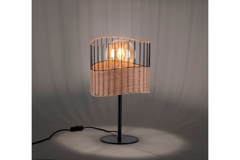 Bordlampe Corionto - Svart - Bordlampe - Vinduslampe på fot - Lamper gang - Nattbordslampe stående - Vinduslampe