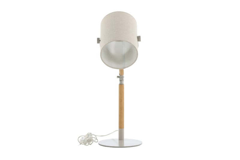Bordlampe Dennisa - Lin/Natur/Beige/Hvit - Bordlampe - Vinduslampe på fot - Lamper gang - Nattbordslampe stående - Vinduslampe