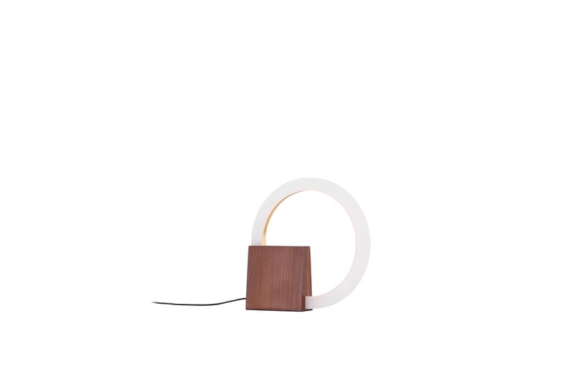 Bordlampe Dowlat 30 cm - Brun - Bordlampe - Vinduslampe på fot - Lamper gang - Nattbordslampe stående - Vinduslampe