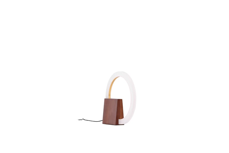 Bordlampe Dowlat 30 cm - Brun - Bordlampe - Vinduslampe på fot - Lamper gang - Nattbordslampe stående - Vinduslampe