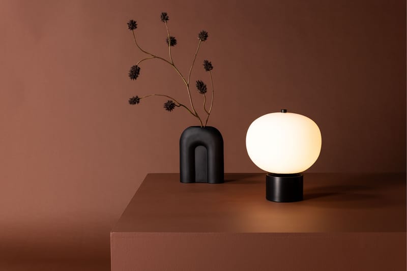 Bordlampe Dular 30 cm - Svart - Bordlampe - Vinduslampe på fot - Lamper gang - Nattbordslampe stående - Vinduslampe