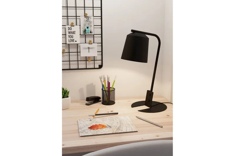 Bordlampe Eglo Oneda - Svart/Hvit - Belysning - Innendørsbelysning & Lamper - Bordlampe - Skrivebordslampe & kontorlampe