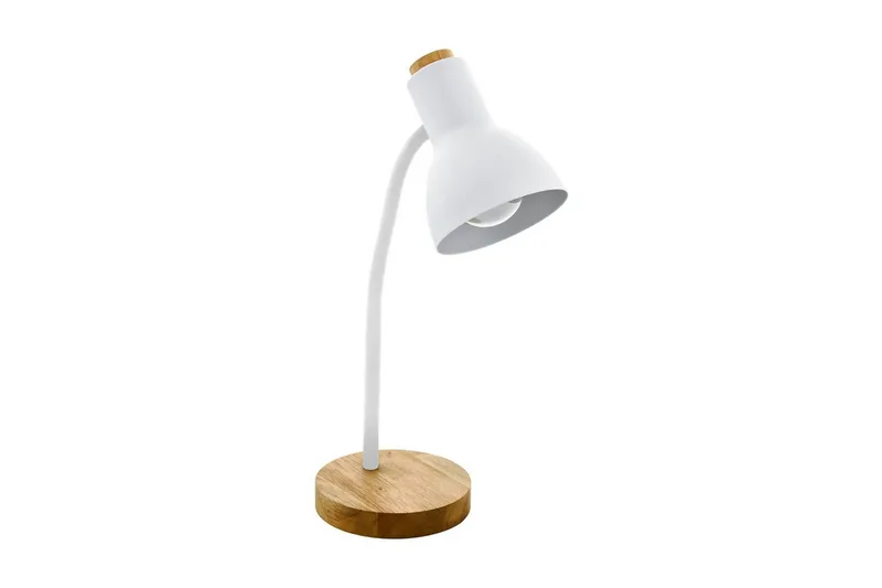 Bordlampe Eglo Veradal Hvit, Brun, Hvit/Brun