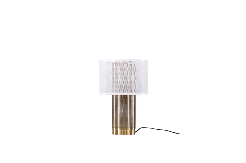 Bordlampe Fharman 39 cm - Hvit - Bordlampe - Vinduslampe på fot - Lamper gang - Nattbordslampe stående - Vinduslampe