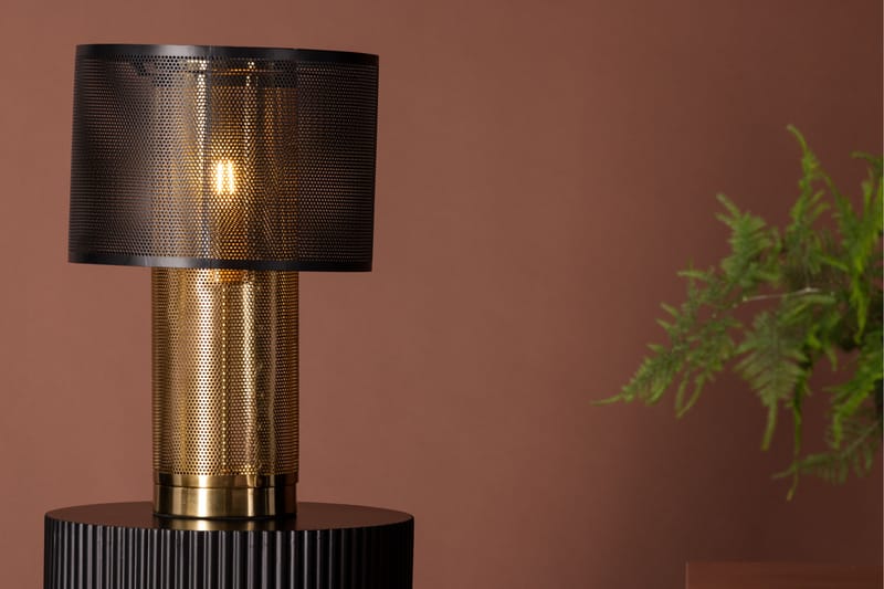 Bordlampe Fharman 39 cm - Svart - Bordlampe - Vinduslampe på fot - Lamper gang - Nattbordslampe stående - Vinduslampe