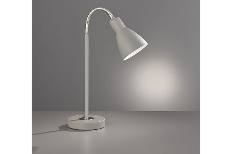 Bordlampe Fiona - Grå - Bordlampe - Vinduslampe på fot - Lamper gang - Nattbordslampe stående - Vinduslampe