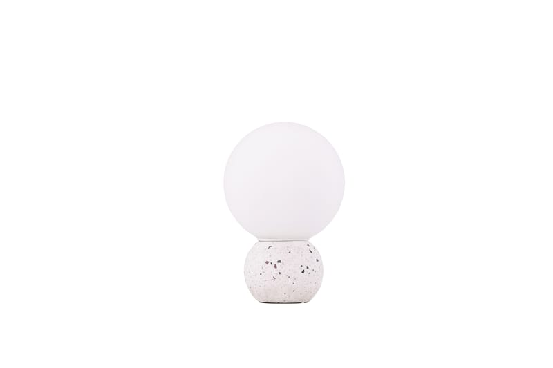 Bordlampe Kamna 29 cm - Hvit - Bordlampe - Vinduslampe på fot - Lamper gang - Nattbordslampe stående - Vinduslampe