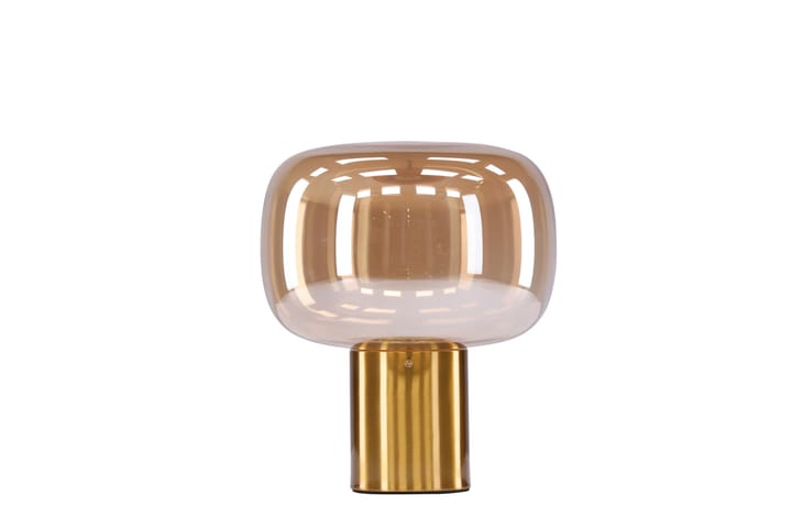 Bordlampe Kento 28 cm - Gull - Vinduslampe - Bordlampe - Vinduslampe på fot - Nattbordslampe stående - Lamper gang