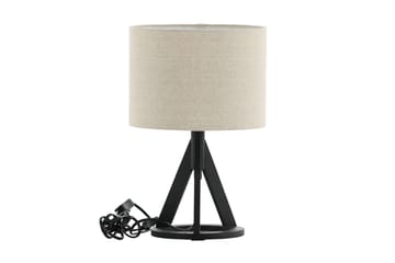 Bordlampe Konaia Lin/Beige/Svart