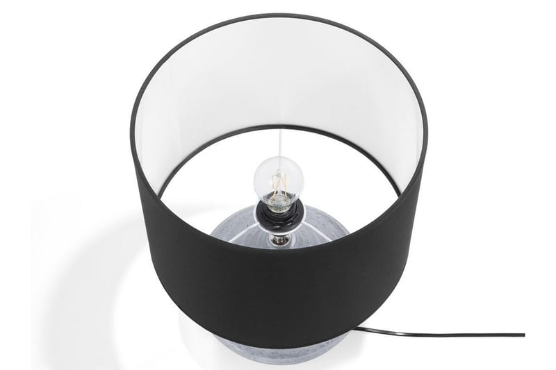 Bordlampe Kuban 32 cm - Sølv - Bordlampe - Vinduslampe på fot - Lamper gang - Nattbordslampe stående - Vinduslampe