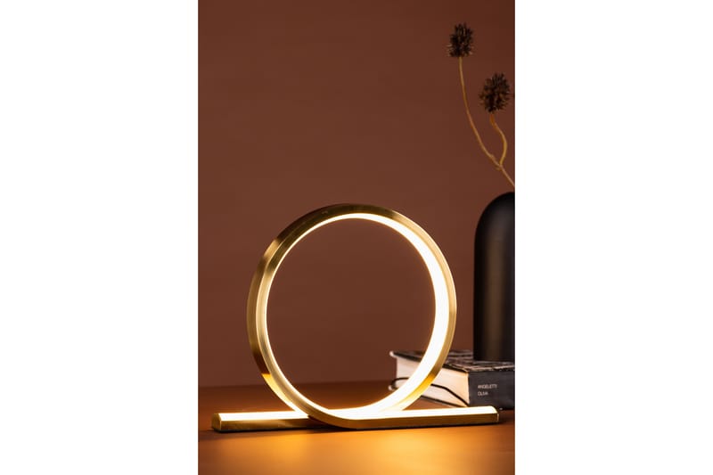 Bordlampe Lakra 23,5 cm - Gul - Bordlampe - Vinduslampe på fot - Lamper gang - Nattbordslampe stående - Vinduslampe