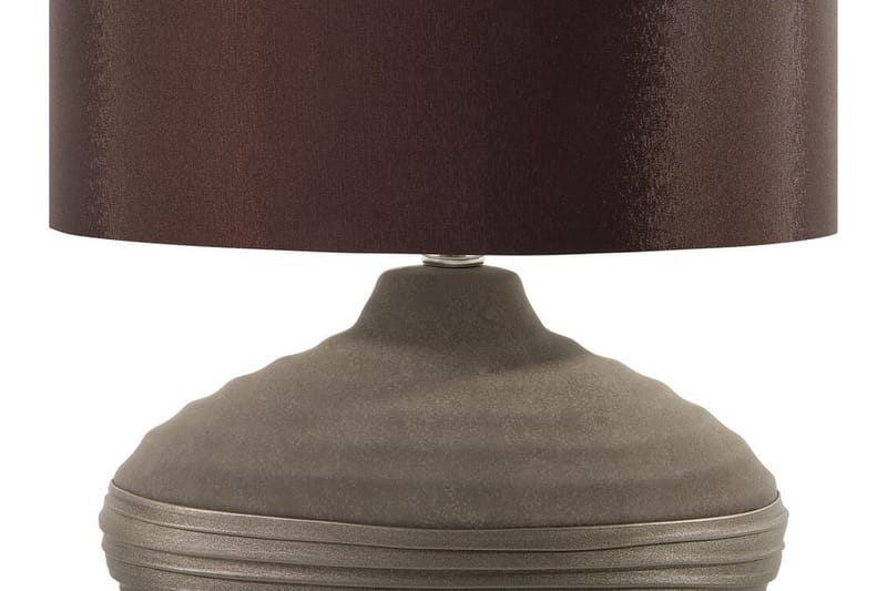 Bordlampe Lima 34 cm - Brun - Bordlampe - Vinduslampe på fot - Lamper gang - Nattbordslampe stående - Vinduslampe