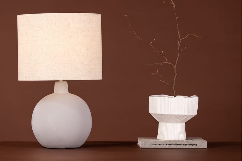 Bordlampe Makiko 51 cm - Mørkegrå - Bordlampe - Vinduslampe på fot - Lamper gang - Nattbordslampe stående - Vinduslampe